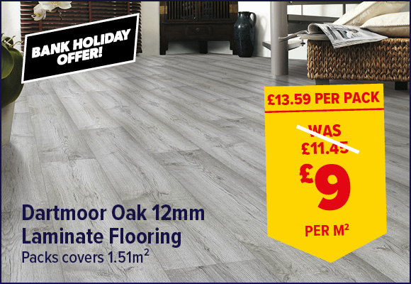 Krono Eurohome Dartmoor Oak 12mm Laminate Flooring 1.51m²