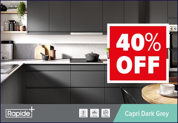 Capri Dark Grey Kitchen