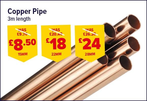 3m Copper Pipe