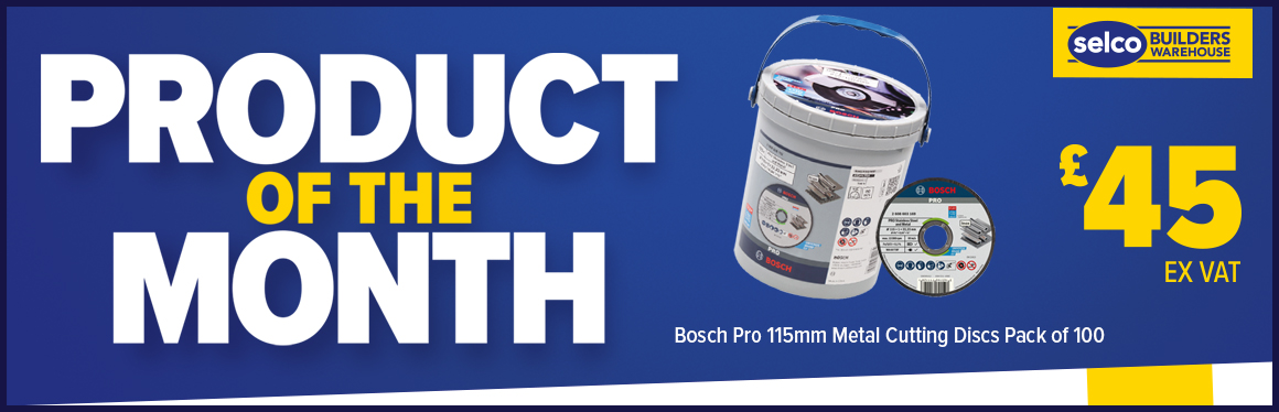 Bosch Pro 115mm Metal Cutting Discs Pack of 100