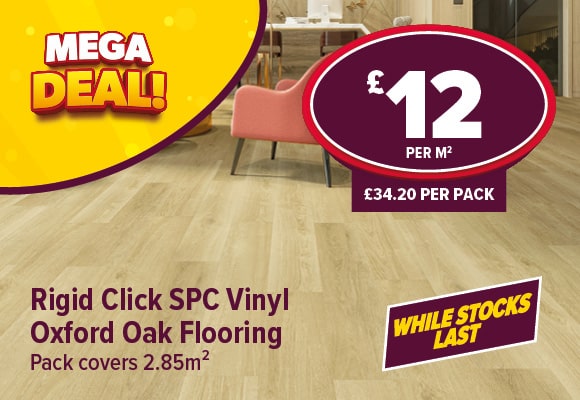 Luxury Rigid Click Oxford Oak SPC Vinyl Flooring