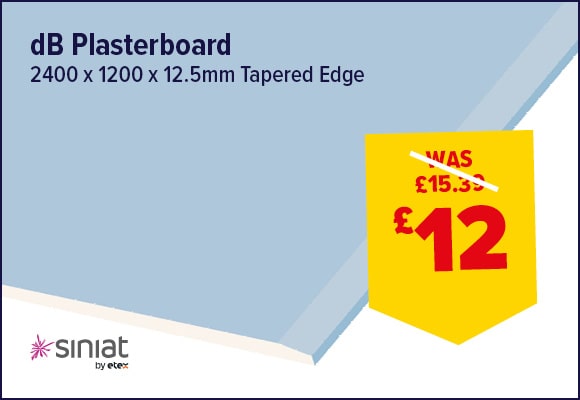 Siniat dB Board Tapered Edge