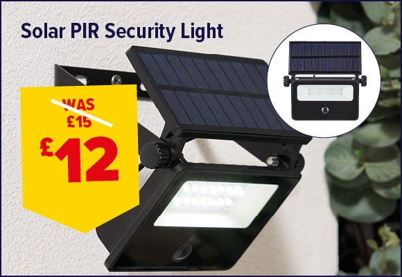 Solar PIR Security Light 
