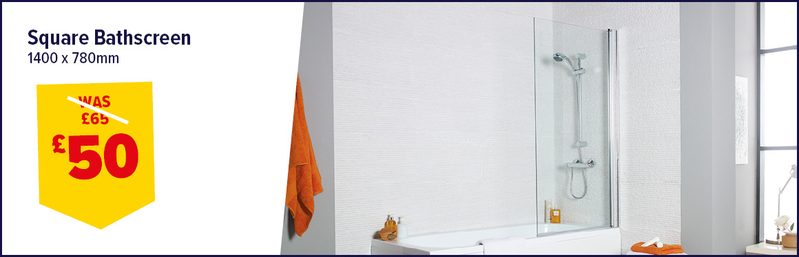 K-VIT KONCEPT SQUARE BATHSCREEN