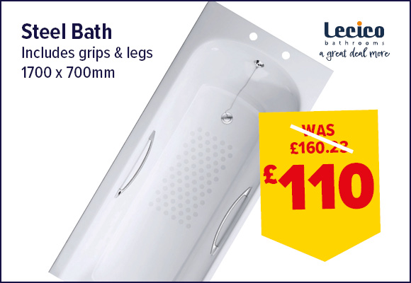 LECICO STEEL BATH