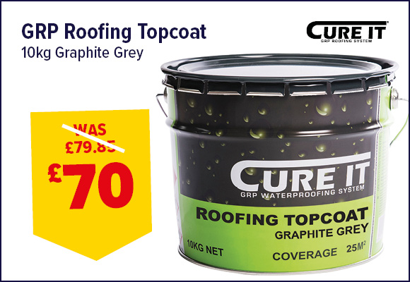 Cure It Top Coat Graphite Grey 10kg