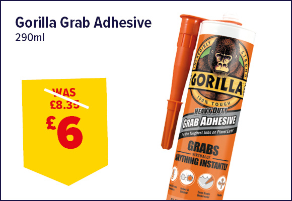 GORILLA GRAB ADHESIVE 290ml