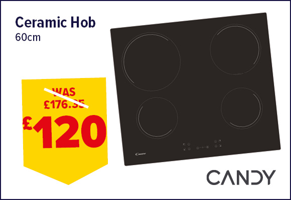 CANDY 60cm CERAMIC HOB TOUCH CONTROL