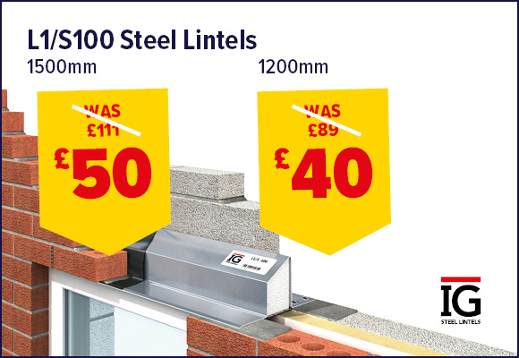 L1/S100 Standard Cavity Lintel