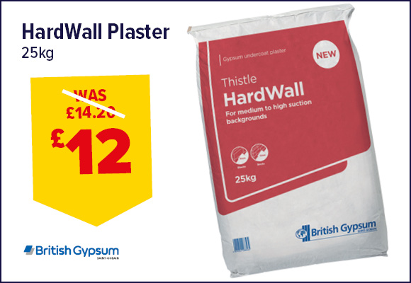 THISTLE HARDWALL PLASTER 25kg