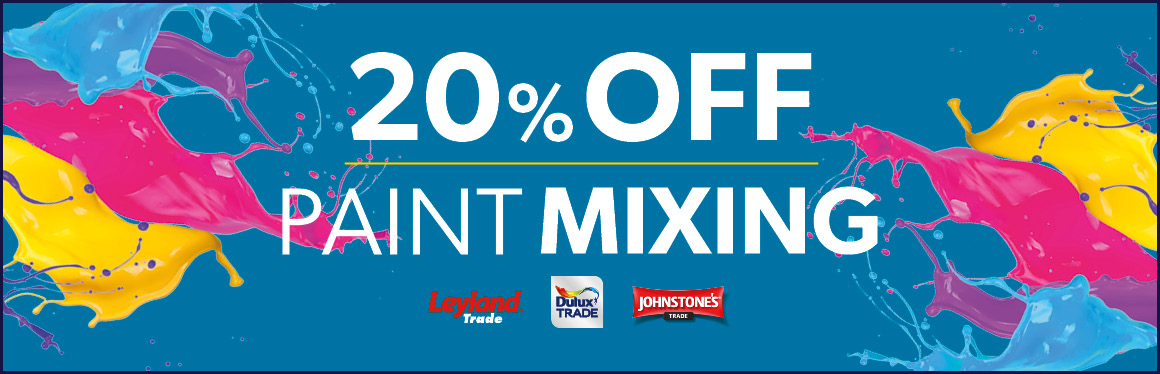20% off in-store paint mixing