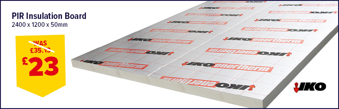 IKO Enertherm PIR Insulation Board 2400 x 1200 x 50mm