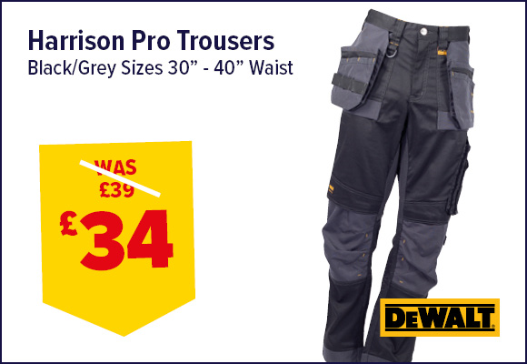 DEWALT HARRISON PRO STRETCH TROUSERS