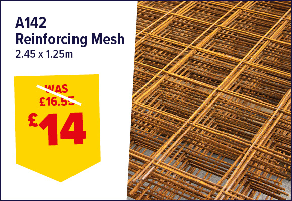 REINFORCING MESH A142 2.45mx1.25m