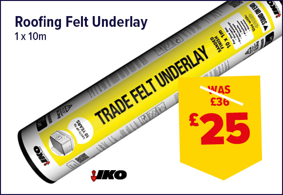 IKO TRADE FELT UNDERLAY SAND10M