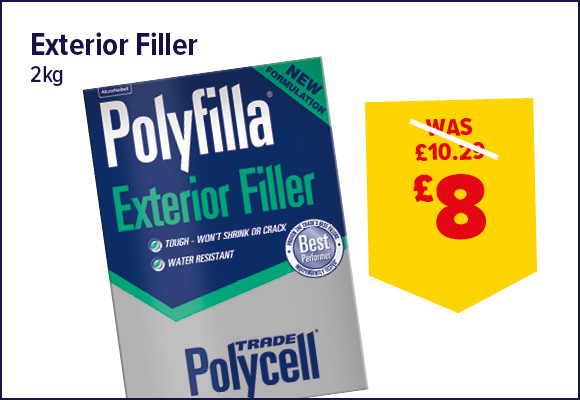 POLYFILLA EXTERIOR FILLER 2KG