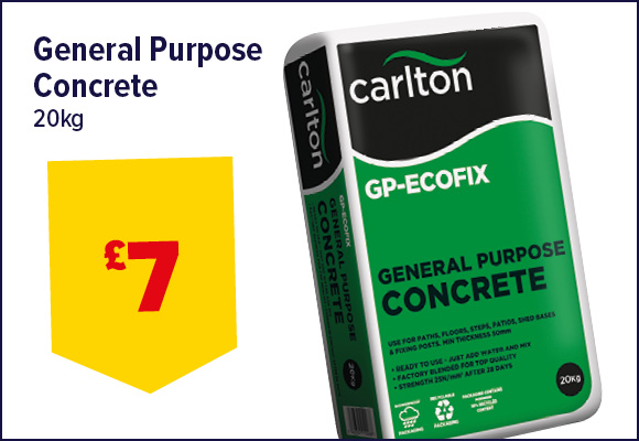 CARLTON GENERAL PURPOSE CONCRETE 20KG MAXI BAG