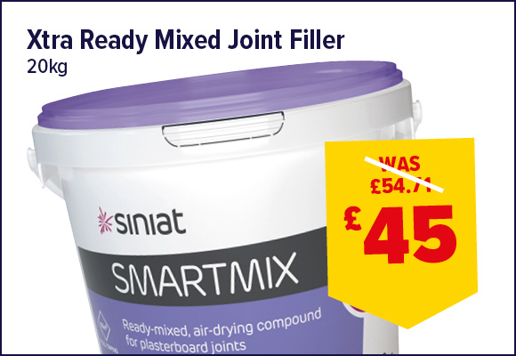 SINIAT SMARTMIX XTRA JOINT FILLER READY MIXED 20kg