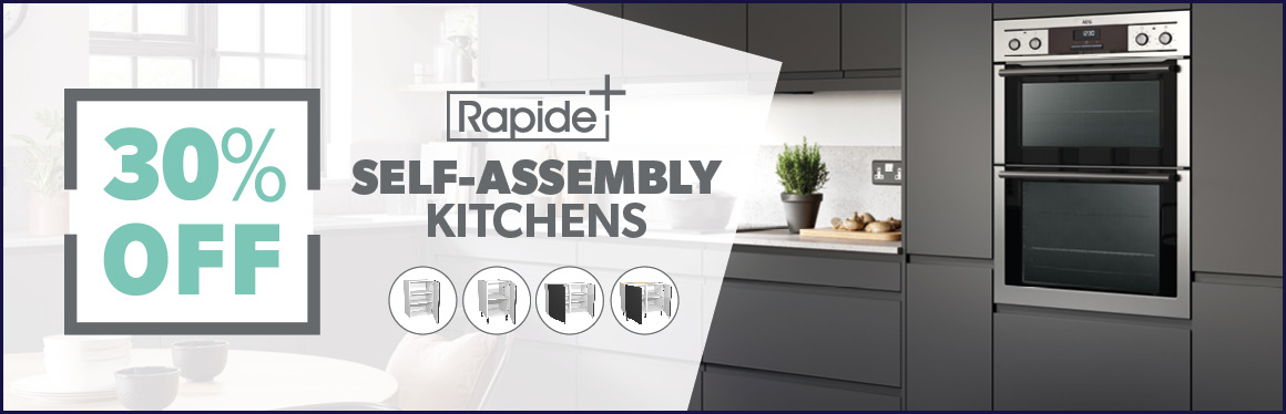 30% off all Rapide+ Self-Assembly Kitchens