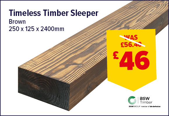 TIMELESS TIMBER BROWN SLEEPER 250X125X2400MM FSC® C014770