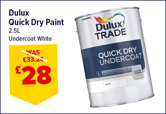 DULUX TRADE Q/DRY UNDERCOAT WHITE 2.5L