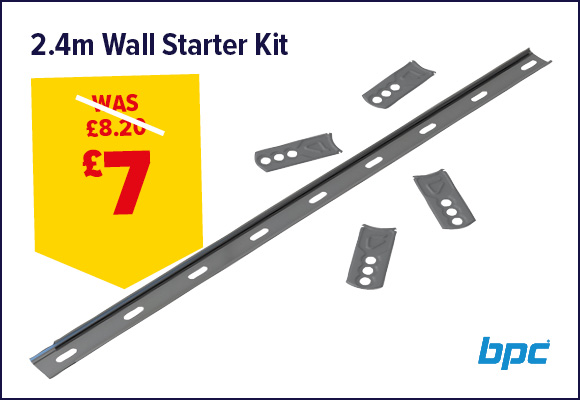 UNIVERSAL WALL STARTER KIT2.4M SINGLE